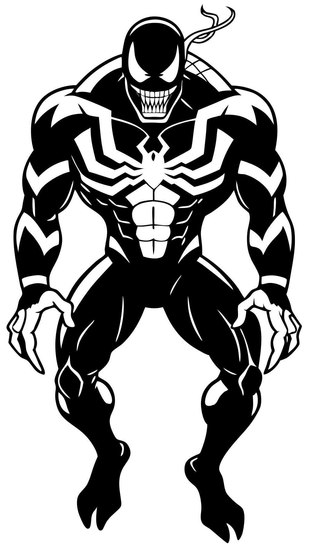 venom coloring pages